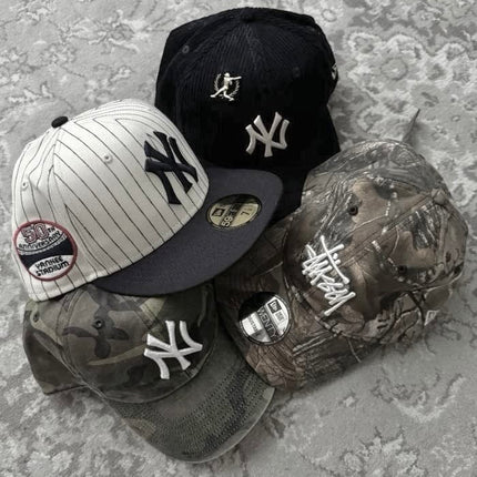 Cap, hoodie and layered urban streetwear