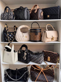 Black crossbody bag with streetwear styling