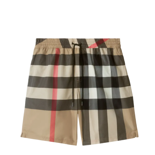 Check Swim Shorts