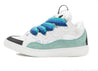White / Blue Laces / 35
