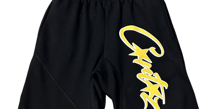 Island Yellow Script Shorts