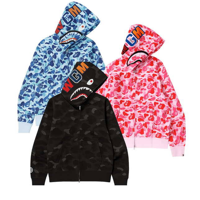Ape Shark Zip Hoodie