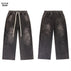 S / Washed black pants
