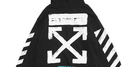 Off-White Twill Print Hoodie