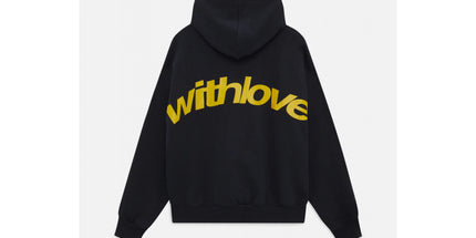 Short-Sleeve Letter Hoodie