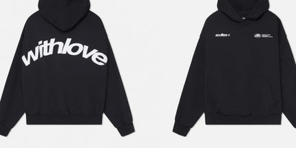 Short-Sleeve Letter Hoodie