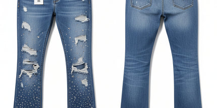 Purple Brand flare fit jeans
