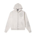 S / Gray apricot coat