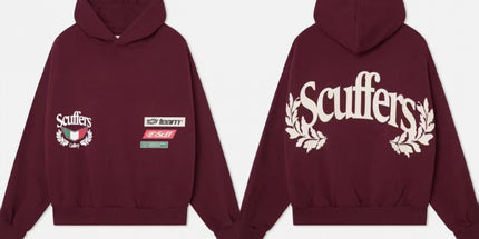 Short-Sleeve Letter Hoodie