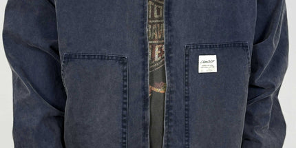 Vintage Contrast Cargo Jacket