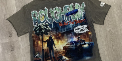 RoughPlay Distressed Rhinestone T-Shirt
