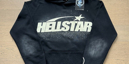 Hellstar casual loose hooded sweatshirt