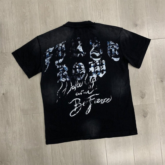 First Row Skull Graffiti T-Shirt
