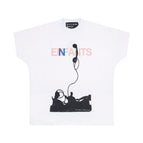 E99 Fleece Sleeve Slogan Telephone Printing