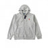 S / Zip-up shirt light gray - red label