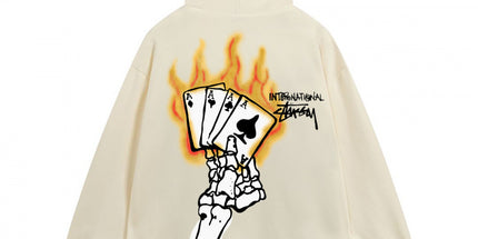 Dice Skull Zip Hoodie