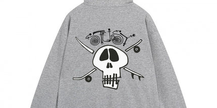 Dice Skull Zip Hoodie