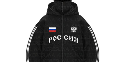 Double-Hood Y2K Zip Hoodie