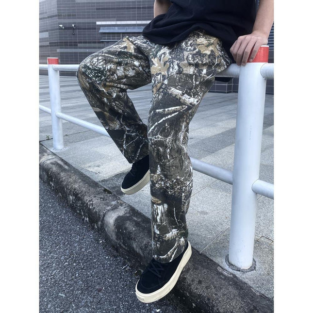 Men's Leaf Camo Tactical Cargo Pants