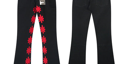 LOSTSHDWS Embroidered Bootcut Jeans