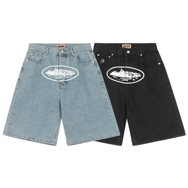 Alcatraz Vintage Denim Shorts