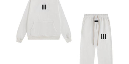 Essentials Three-Bar Fleece Tracksuit Set