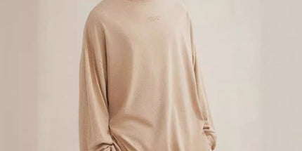 Essentials Cloud Mock-Neck Long Sleeve T-Shirt