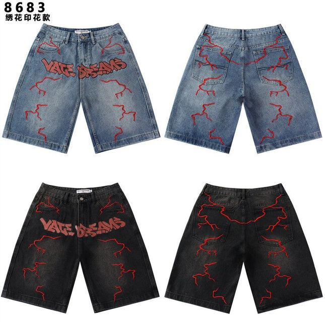 Vale Washed Denim Shorts