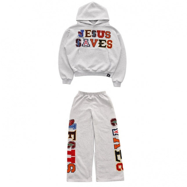 Y2K Print Tracksuit Set