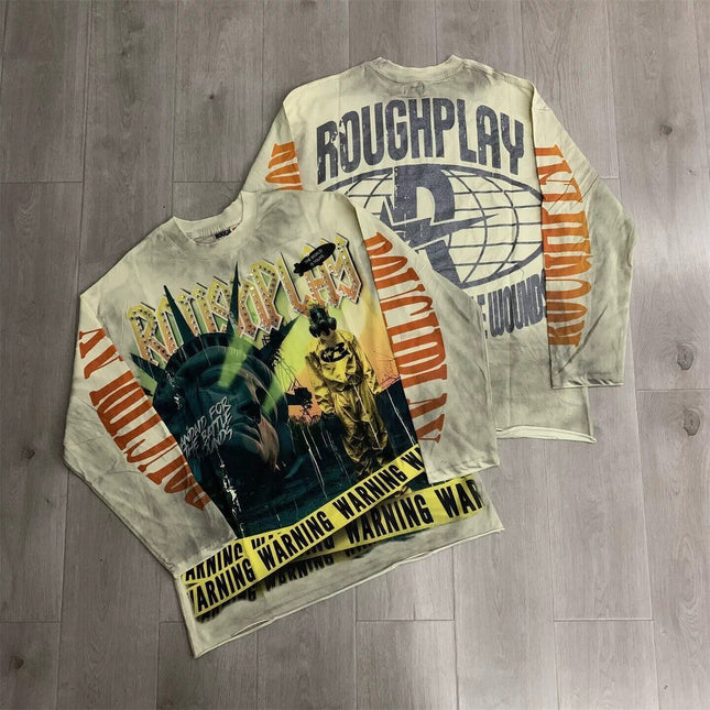 RoughPlay Distressed Long Sleeve T-Shirt
