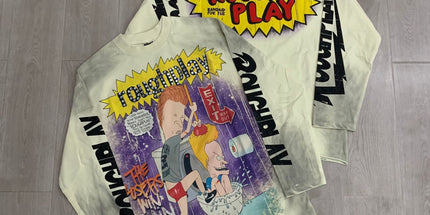 RoughPlay Distressed Rhinestone T-Shirt