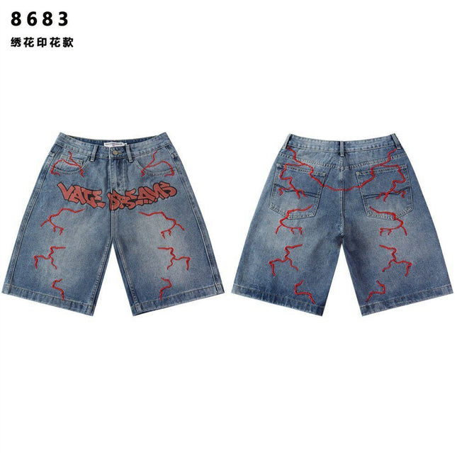 Vale Washed Denim Shorts
