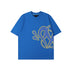 S / DK033 - Blue short-sleeve shirt