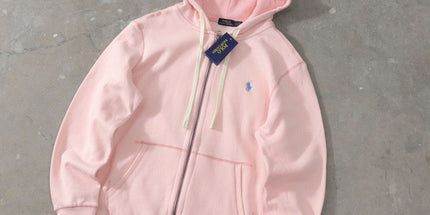 Pony Embroidered Zip Hoodie