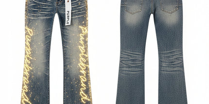 Purple Brand flare fit jeans
