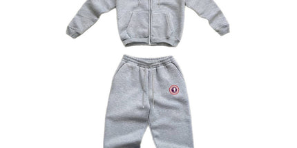Sport Zip Hoodie Tracksuit Set