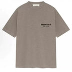 25. Short sleeves with deep misty gray