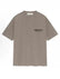 XS / 25. Short sleeves with deep misty gray