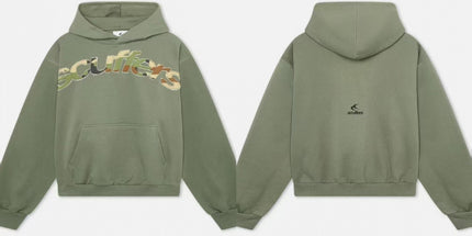 Short-Sleeve Letter Hoodie
