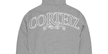 Men's Drill Grey Zip Hoodie