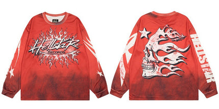 Hellstar Distressed Long Sleeve T-Shirt