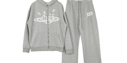 Broken Planet Foam Zip Tracksuit Set