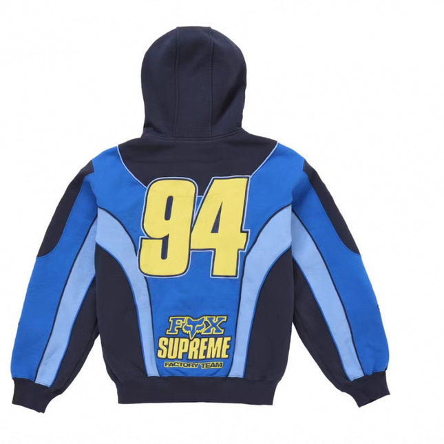 Racing Print Zip Hoodie