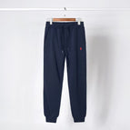 Sweatpants navy blue red label