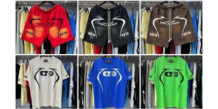 Hellstar Warm-Up T-Shirt & Shorts Set
