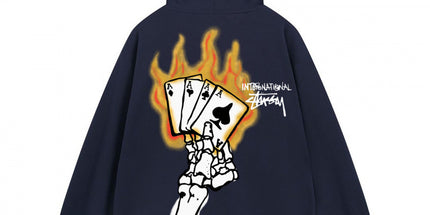 Dice Skull Zip Hoodie