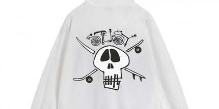 Dice Skull Zip Hoodie