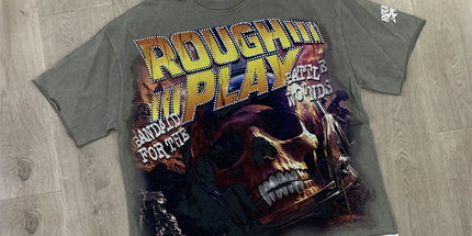 RoughPlay Distressed Rhinestone T-Shirt