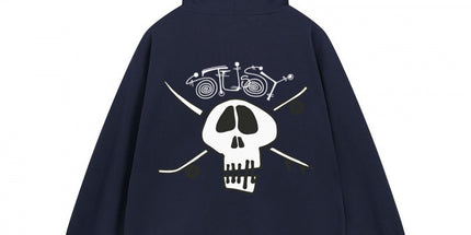 Dice Skull Zip Hoodie