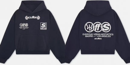 Short-Sleeve Letter Hoodie